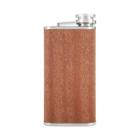 Wood Veneer and Stainless Steel Flask by Foster & Ryeâ„¢