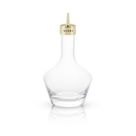 Bitters Bottle with Gold Dasher Top by ViskiÂ®