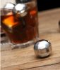 Set of 4 Stainless Steel Ice Cube Stainless Steel Reusable Ice Cubes [Diamond]