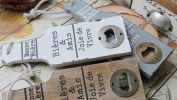 Creative Rural Retro Wood Wall Decorative Hanging Ornaments Bottle Opener White