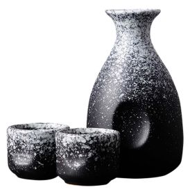 Japanese Style Sake Wine Set Home Ceramic Retro Classical Wine Glass Set,A3