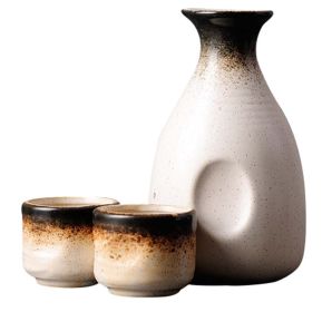 Japanese Style Sake Wine Set Home Ceramic Retro Classical Wine Glass Set,A5