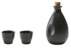 Ancient Style Ceramic Wine Bottle Wine Glass Jug Set Sake Wine Set-Y2