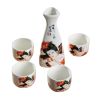 Set Of 5 Household Use Sake Cups Retro Ceramic Wine Sets Wine Jug-Princess
