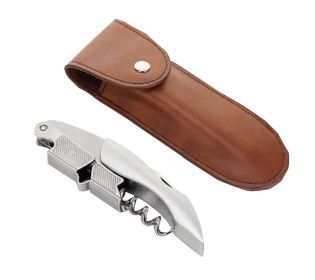 High Quality Home Wine Bottle Opener Wine Accessory with Leather Bag