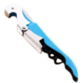 Portable Red Wine Corkscrew Bottle Opener Wine Opener Can Openers- Blue