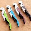 Portable Red Wine Corkscrew Bottle Opener Wine Opener Can Openers- Blue