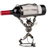 Wine Holder Stainless Steel Wine Rack Modern Metal Wine Rack Animal