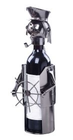 Wine Holder Stainless Steel Wine Rack Modern Metal Wine Rack Captain