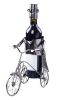 Wine Holder Stainless Steel Wine Rack Modern Metal Wine Rack Tricycle