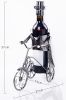 Wine Holder Stainless Steel Wine Rack Modern Metal Wine Rack Tricycle