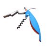 Stainless Steel Corkscrew Wine Parrot Bottle Opener Blue