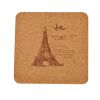 5PCS Square Cork Coasters Wooden Cup Mats Drinks Holder Placemats Table Decor