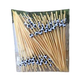 [Football] 200 Pcs Disposable Fruit Picks Party Bamboo Cocktail Picks