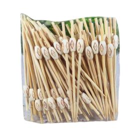 [Ethnic Style] 200 Pcs Disposable Dessert Picks Party Bamboo Cocktail Picks