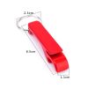 8 Pieces Small Bottle Opener Random Color Keychain Bottle Opener Aluminium Alloy