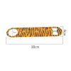 2 Pieces Simple Style Stainless Steel Bottle Opener Tiger Stripes Bottle Opener