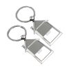 2Pcs [House] Keychain Bottle Openers Portable Steel Beer/Soda Bottle Openers