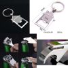 2Pcs [House] Keychain Bottle Openers Portable Steel Beer/Soda Bottle Openers