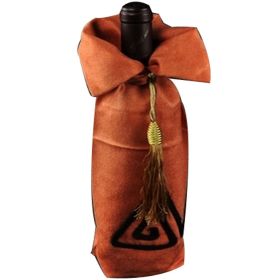 Clothing Classical Chinese  Wine Bottle Sets(Orange,Free)