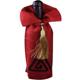 Clothing Classical Chinese  Wine Bottle Sets(Red,Free)