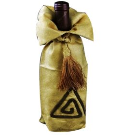 Clothing Classical Chinese  Wine Bottle Sets(Yellow,Free)