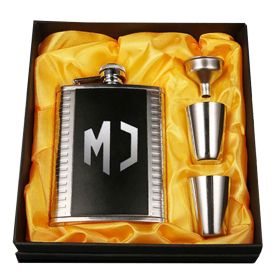 6 oz Stainless Steel Hip Flask Liquor Alcohol/ Wine Tools  Gift Set