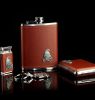 7 oz Stainless Steel Hip Flask Liquor Alcohol/ Wine Tools Gift Set-Men