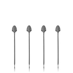 Gunmetal Deco Cocktail Picks by ViskiÂ®