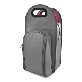 Grey Metropolitan 2-Bottle Tote