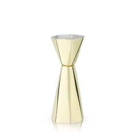 Faceted Gold Jigger by ViskiÂ®