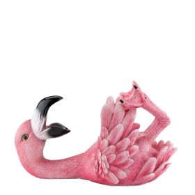 Polyresin Flirty Flamingo Bottle Holder by True