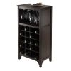 Ancona Modular Wine Cabinet with Glass Rack & 20-Bottle
