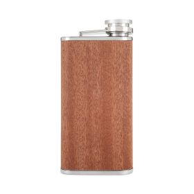 Wood Veneer and Stainless Steel Flask by Foster & Ryeâ„¢