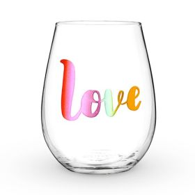 Love 20 oz Stemless Wine Glass by BlushÂ®