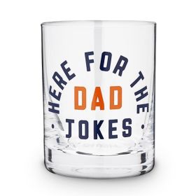 Here for the Dad Jokes Cocktail Glass by BlushÂ®