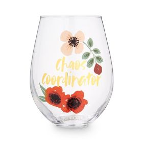 Chaos Coordinator 30 oz Stemless Wine Glass by BlushÂ®