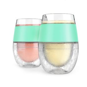 Wine FREEZEâ„¢ Cooling Cups in Mint (set of 2) by HOSTÂ®