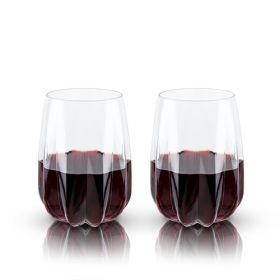 Cactus Crystal Stemless Wine Glasses by ViskiÂ®