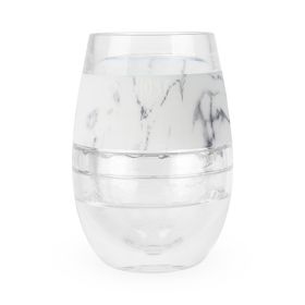 Wine FREEZEâ„¢ Cooling Cup in Marble Single by HOST