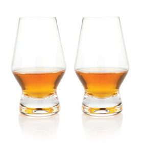 Footed Crystal Scotch Glasses by ViskiÂ®