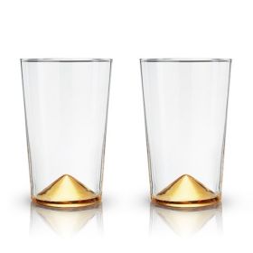 Gold Pointed Cocktail Tumblers by ViskiÂ®