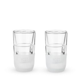 Glass FREEZE™ Shot Glass (set of two) by HOST®