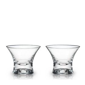 Crystal Manhattan Glasses by ViskiÂ®