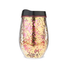 Cosmo Glitter Stemless Wine Tumbler by BlushÂ®