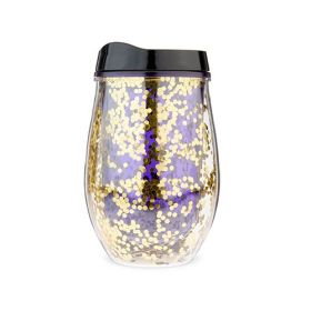 Violet Glitter Stemless Wine Tumbler by BlushÂ®