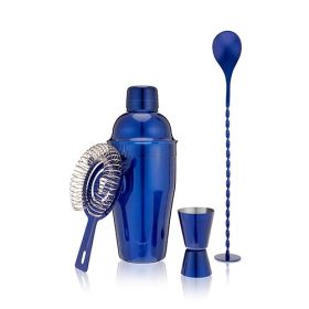 Blue Barware Set