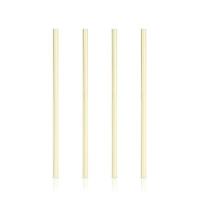 Wide Gold Cocktail Straws by ViskiÂ®