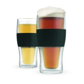 Beer FREEZE Cooling Cup in Black Set by HOST