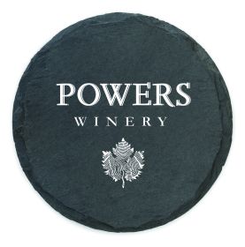 Circle Slate Coasters by TwineÂ®